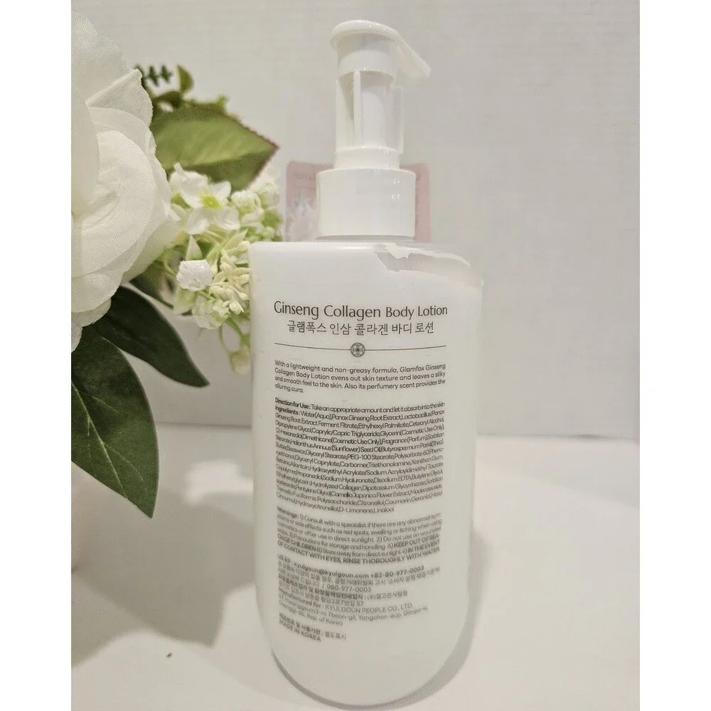 Glamfox  Ginseng Collagen Body Lotion 16.9 Fl.oz